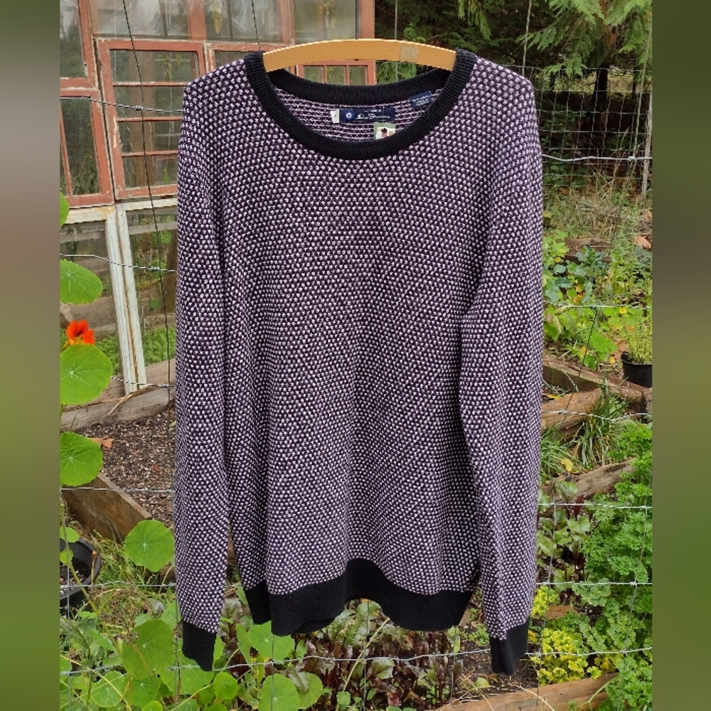 Ben Sherman Textured Crewneck Sweater